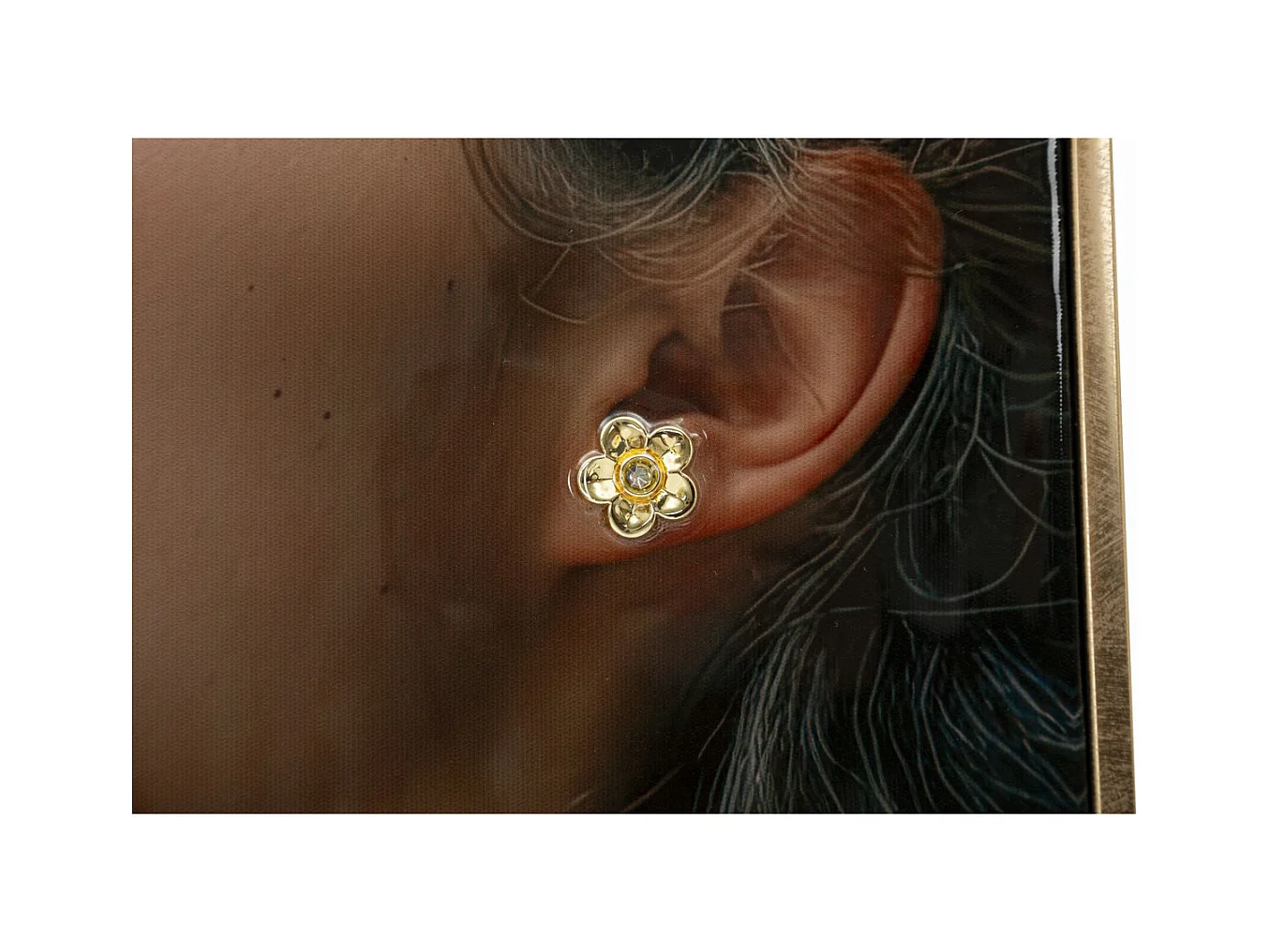 Wydruk na Płótnie Twarz, Wielokolorowy, 102x52x4 cm, Epikasa