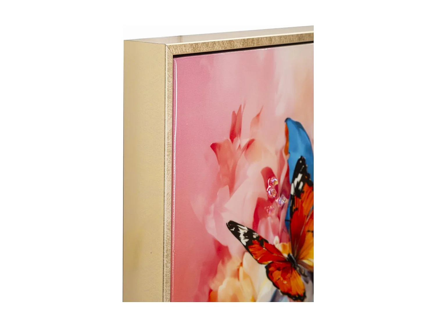 Wydruk na Płótnie Kwiaty, Wielokolorowy, 92x62x4 cm, Seven Design