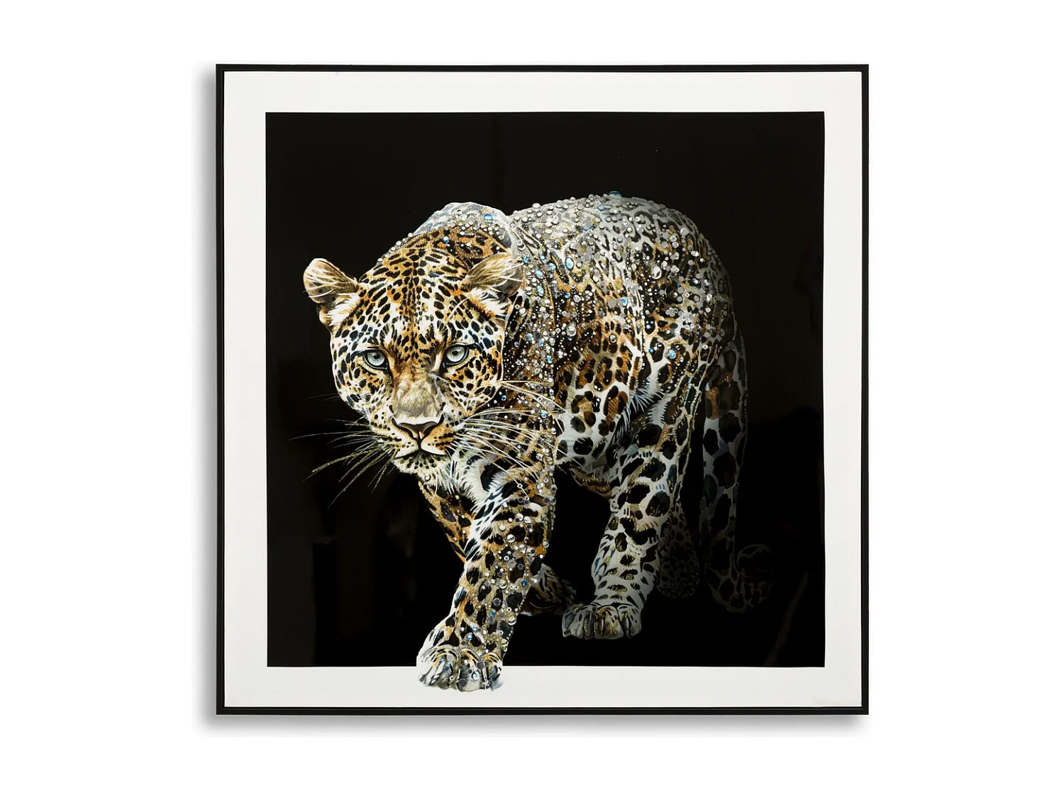 Wydruk na Płótnie Leopardo 1, Wielokolorowy, 82x82x4 cm, Seven Design