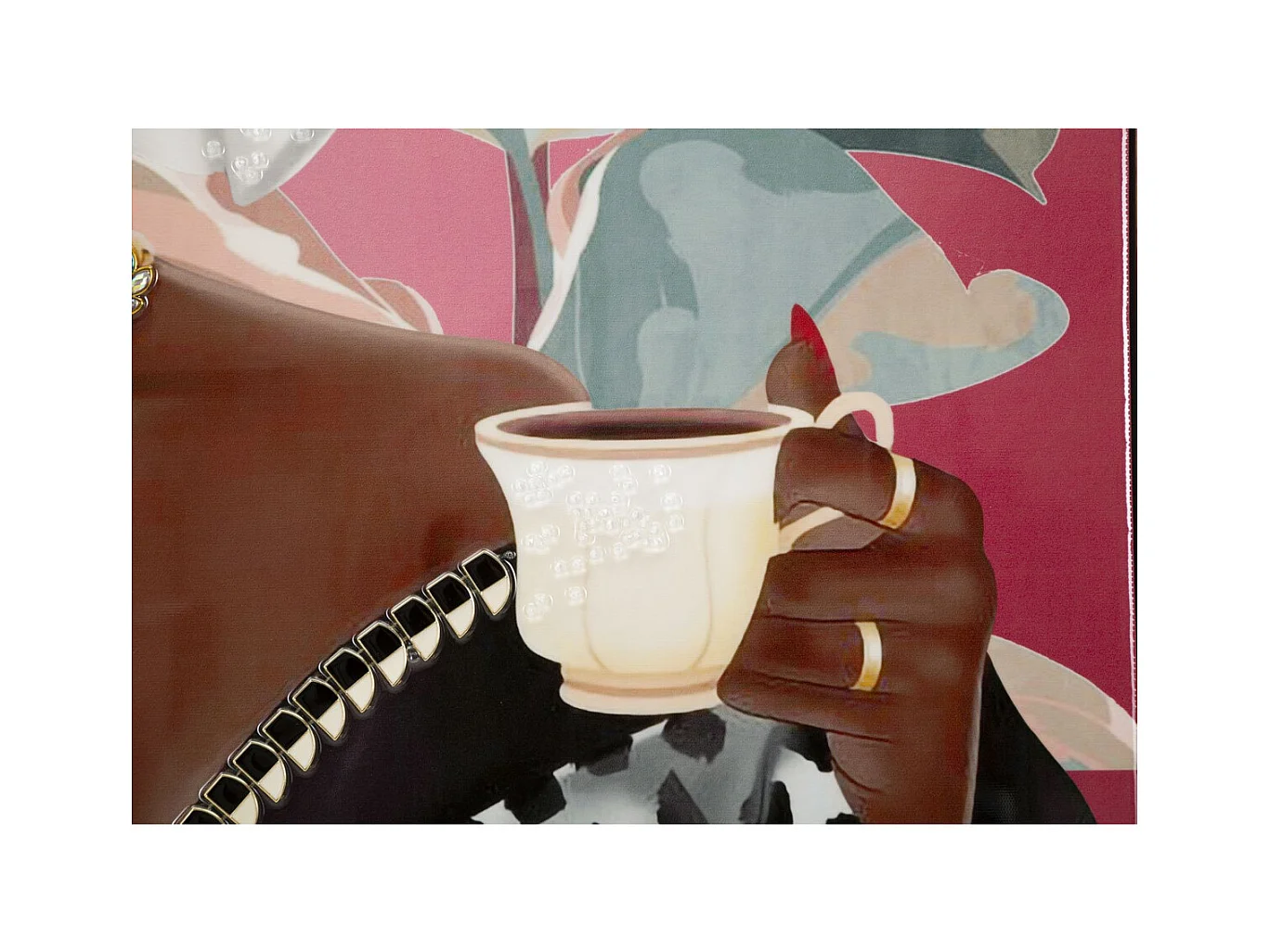 Impressão em Tela Relaxar, Multicolorido, 82x82x4 cm, Epikasa