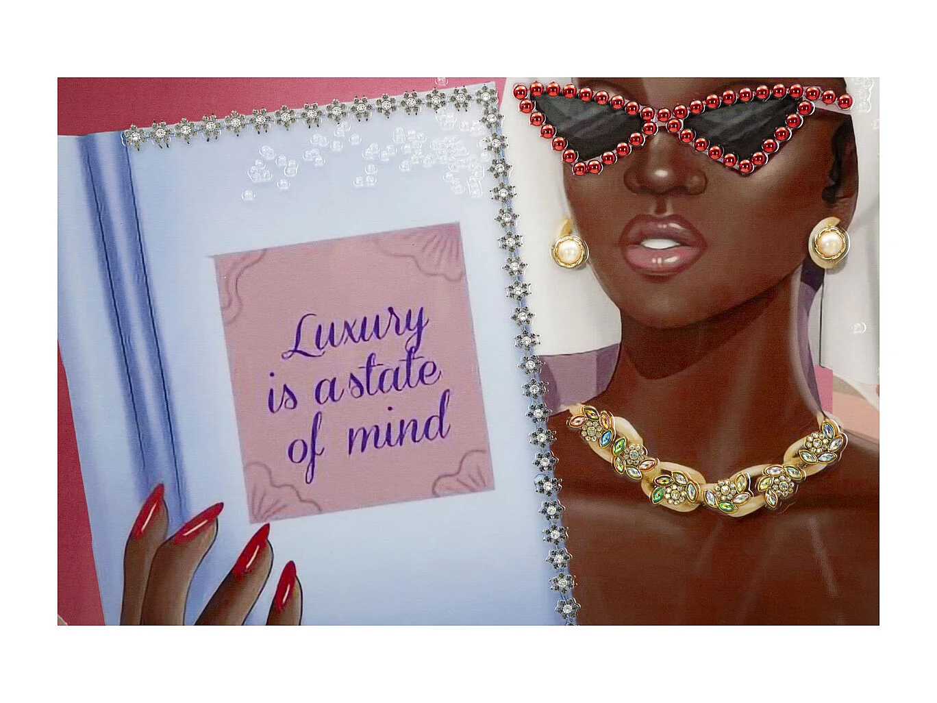 Impression sur Toile Relax 1, Multicouleur, 82x82x4 cm, Seven Design