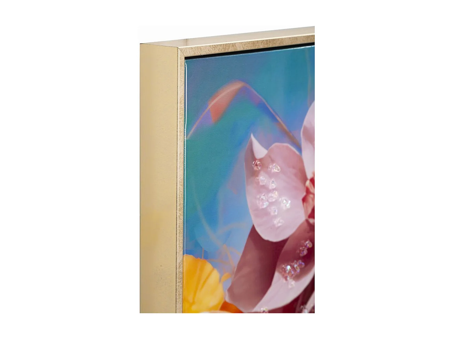 Wydruk na Płótnie Kwiaty, Wielokolorowy, 92x62x4 cm, Seven Design