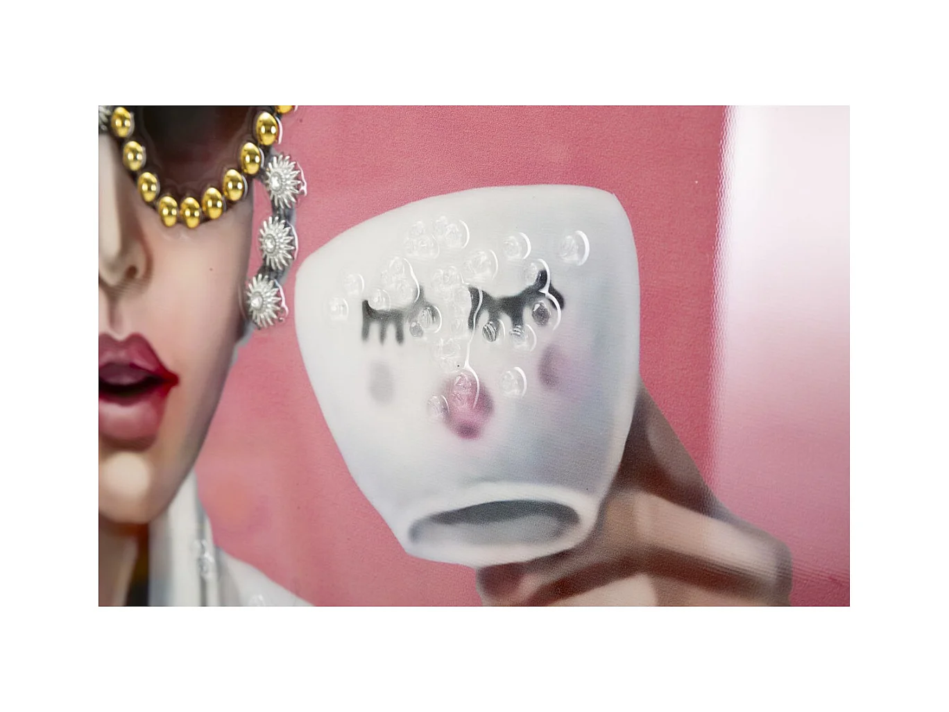 Impressão em Tela Relaxar, Multicolorido, 82x82x4 cm, Epikasa