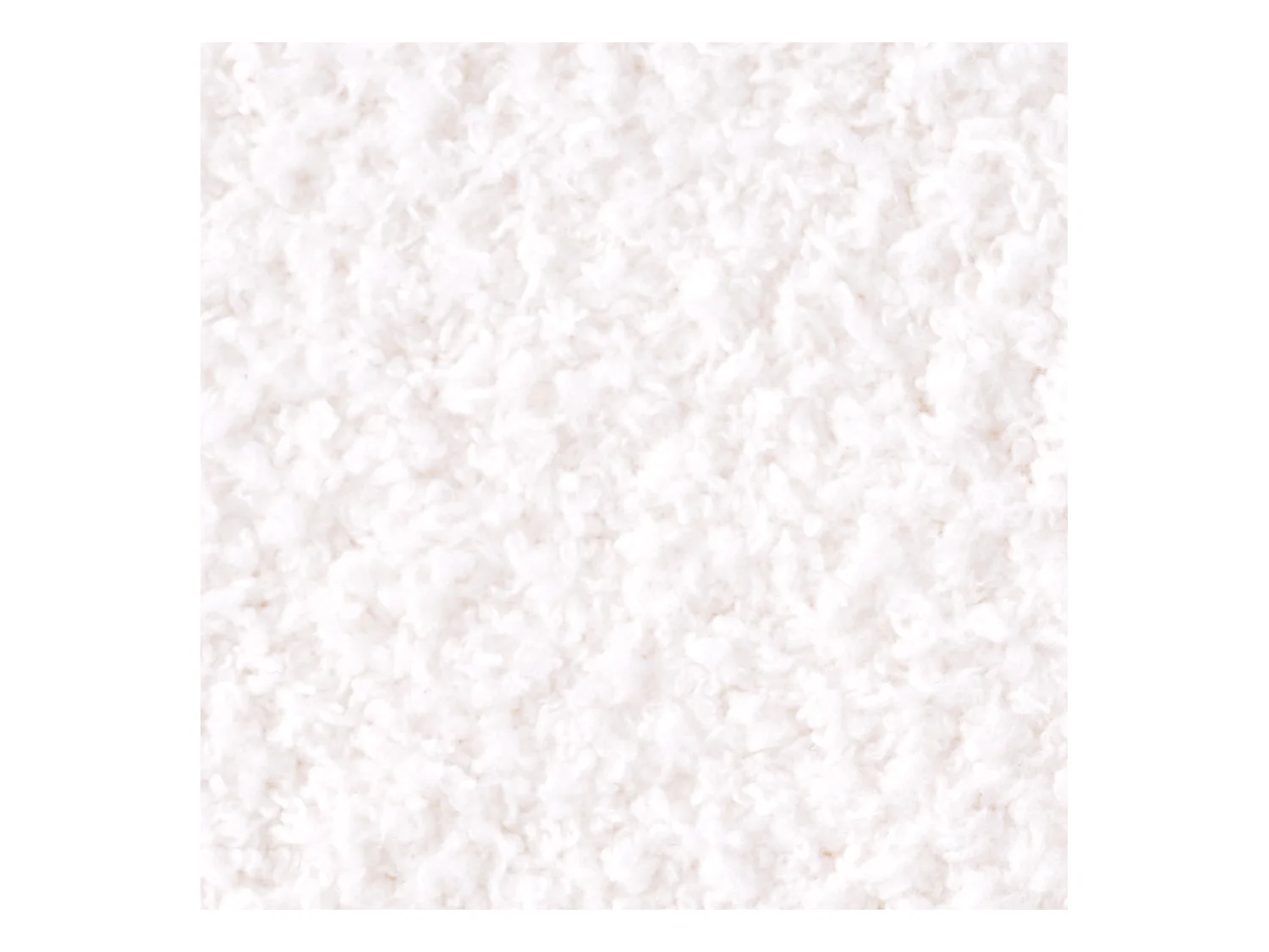 Lit adulte 140x200 cm avec USB Type-C et éclairage LED, en sherpa Blanc, sans matelas