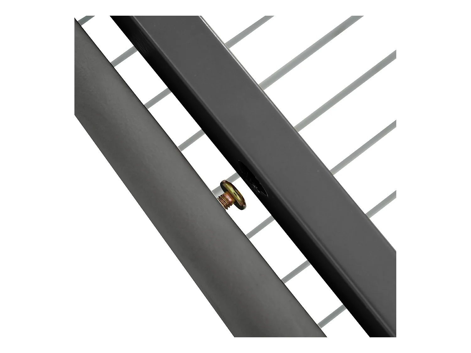 Letto matrimoniale in metallo 160x200 cm con USB, LED e 4 cassetti - Tessuto in velluto (senza materasso)