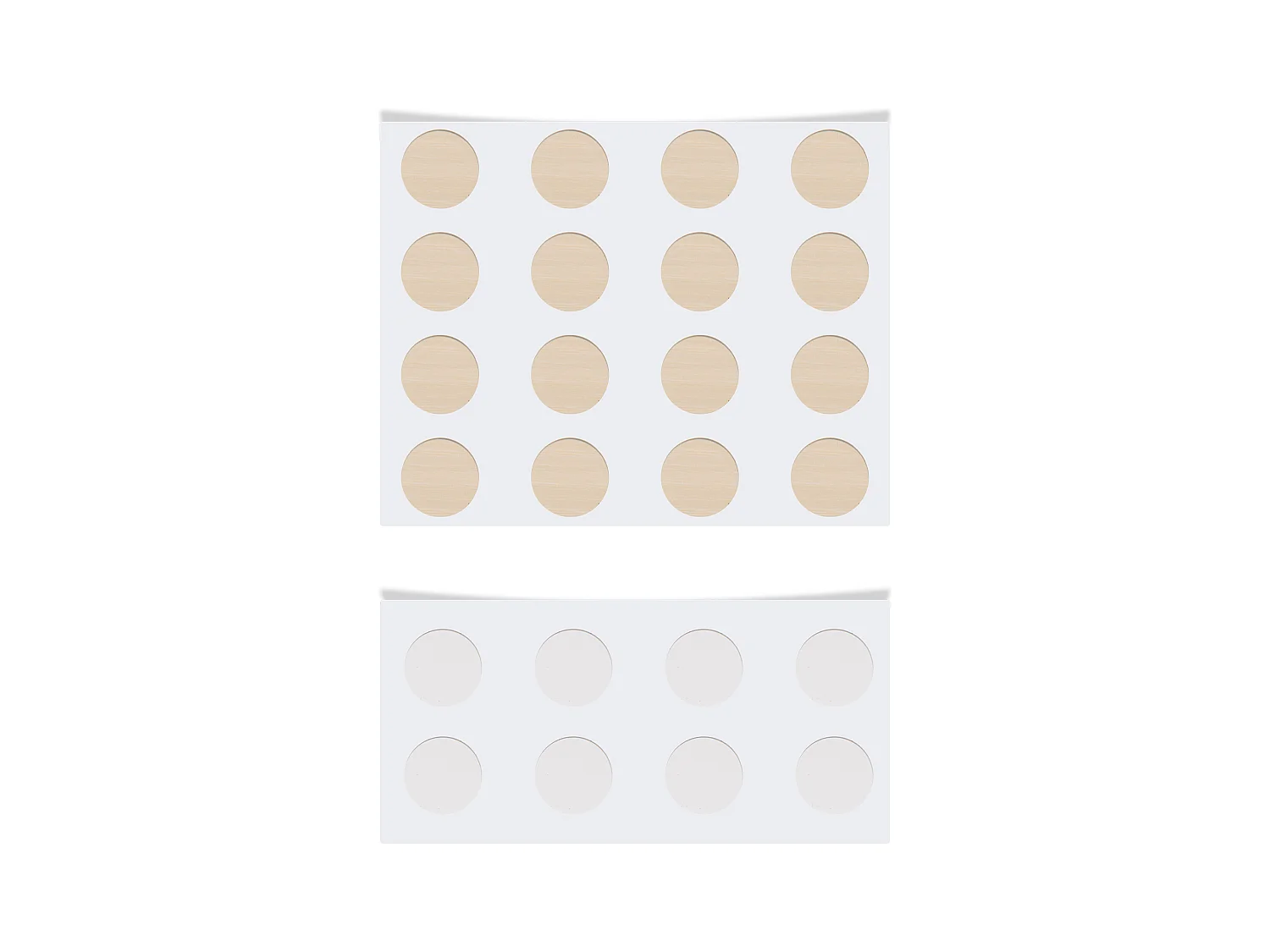 Letto bambino a mezza altezza 90x190 cm in pino - con protezione anticaduta, bianco e rovere (senza materasso)