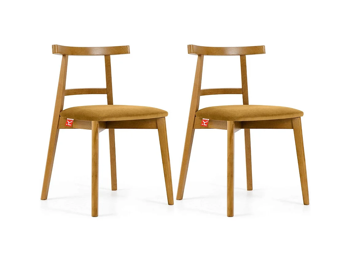 Chaises capitonnées VINIS (lot de 2)