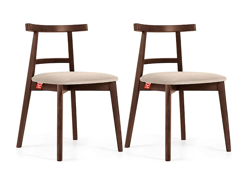 Chaises capitonnées VINIS (lot de 2)