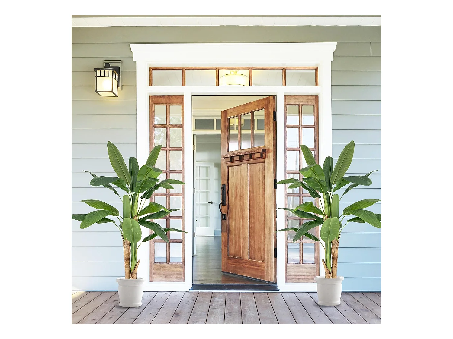 160 cm kunstplant tropische palm, kunstmatige paradijsvogel plant,kamerplant met stabiele pot en 18 bladeren,bananenboom voor tuin,kantoor, kamer, decoratie, groen