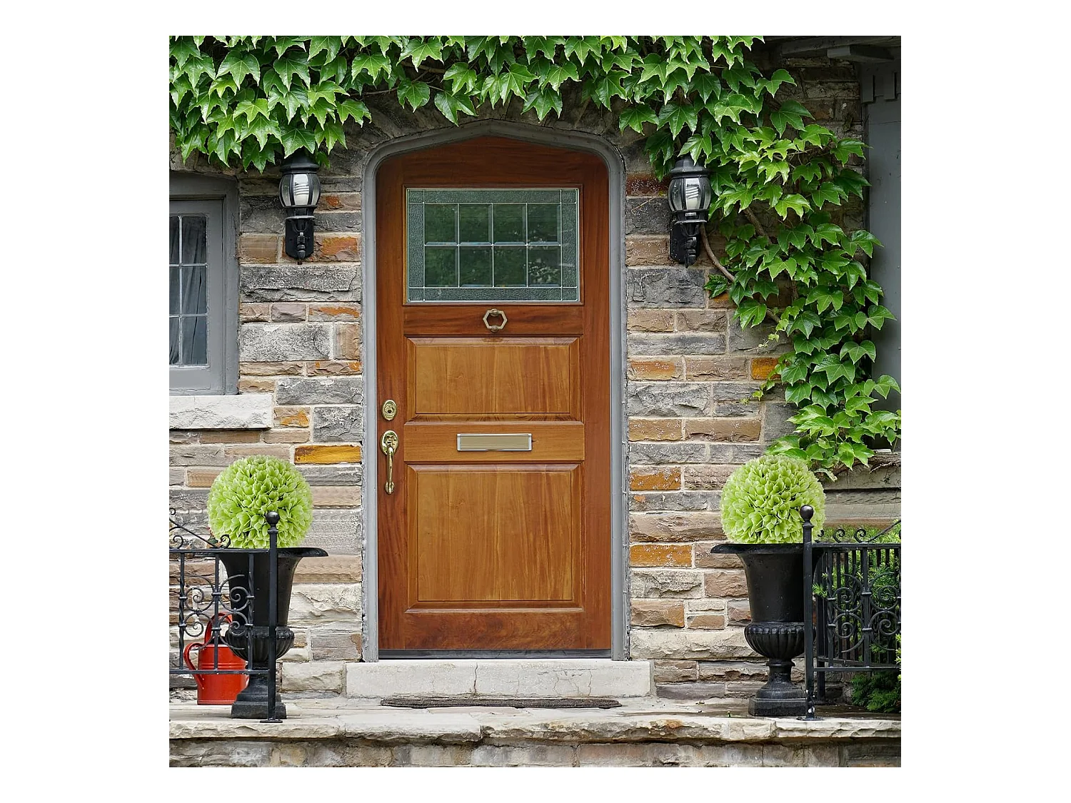 Buxusballen, 28 cm, uv-bestendig, vormgesneden, kunstplant, decoratieve plant, boekbal, kunstplant, decoratieve bolplanten voor huis,tuin, balkon, bruiloft (groen)