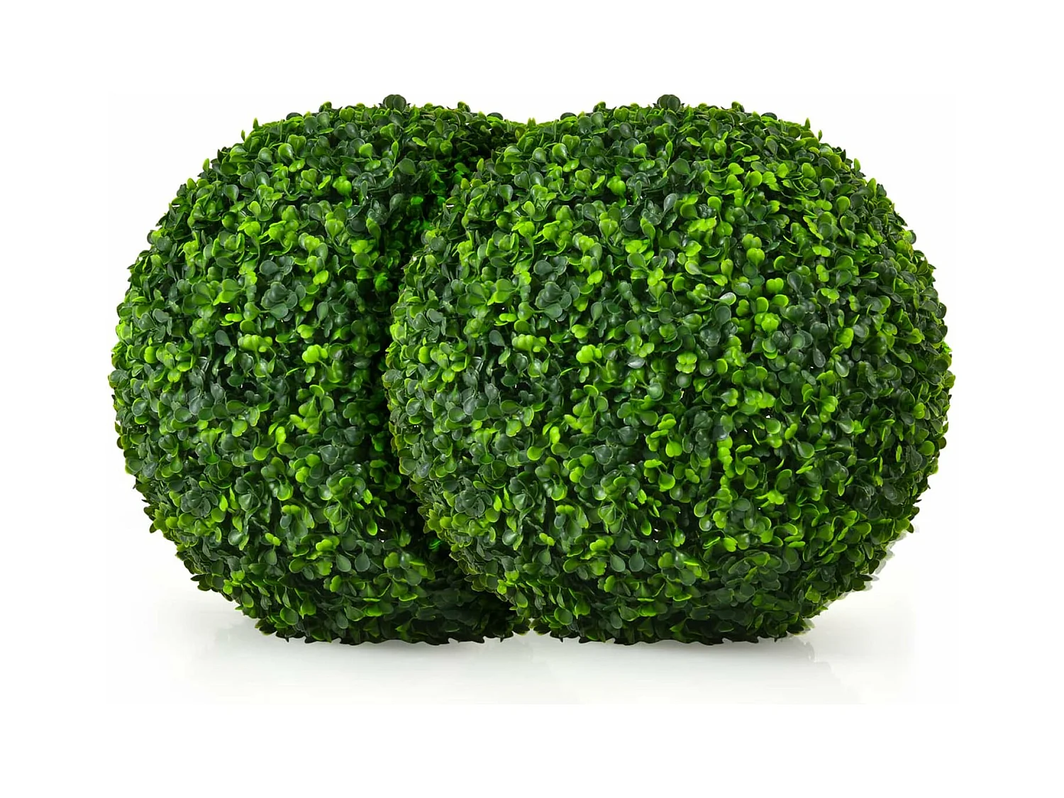 Buxusballen, 2 stuks, 40 cm, buxusbal, uv-bestendig, vormgesneden, kunstplant, decoratieve plant, boekbal,decoratieve bolplanten voor huis, tuin, bruiloft, groen