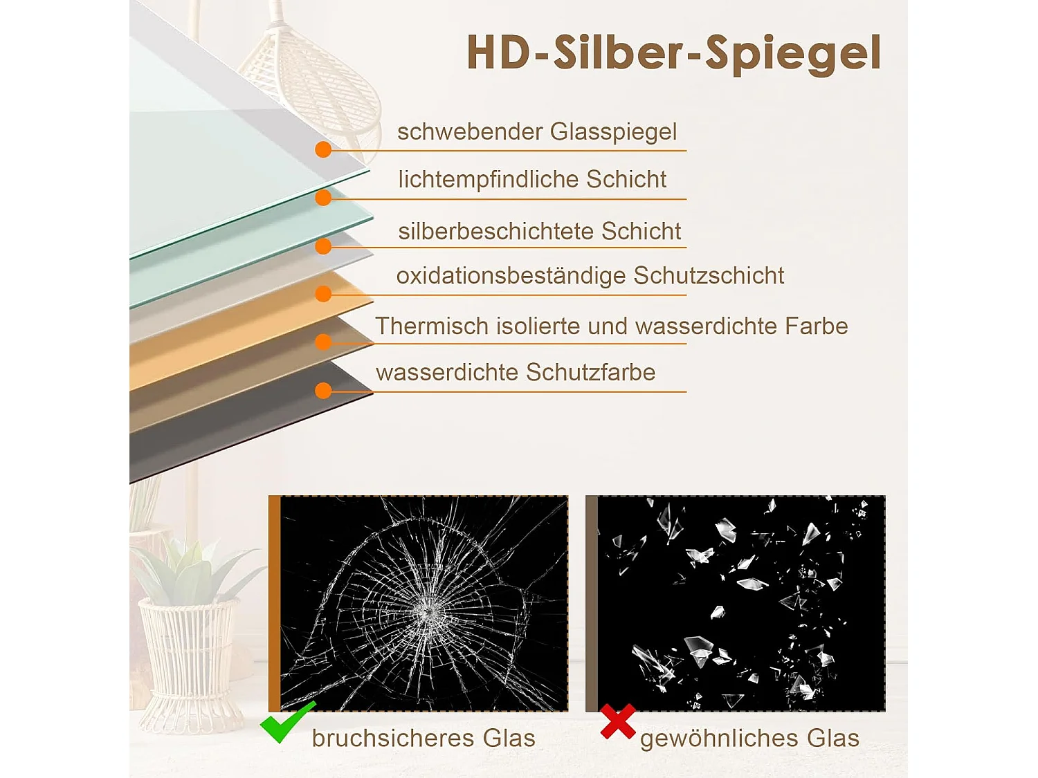 Volledige spiegel met ledverlichting, 155 x 37 cm,2-in-1 staande spiegel, wandspiegel,garderobespiegel met goudkleurig aluminium frame, voor hal,slaapkamer,TL32357