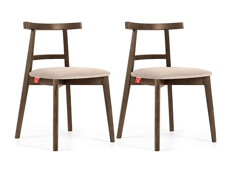 Chaises capitonnées VINIS (lot de 2)