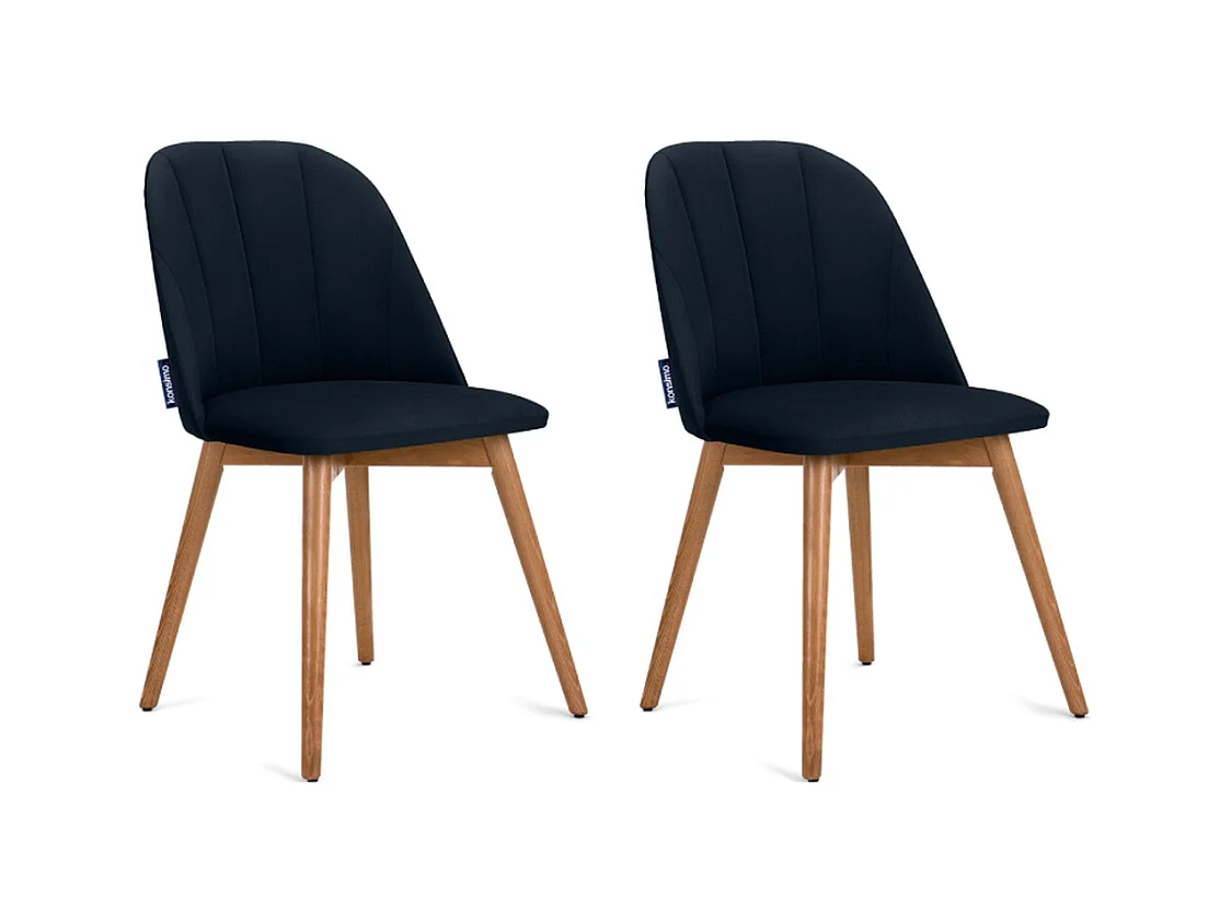 Chaises capitonnées BAKERI (lot de 2)