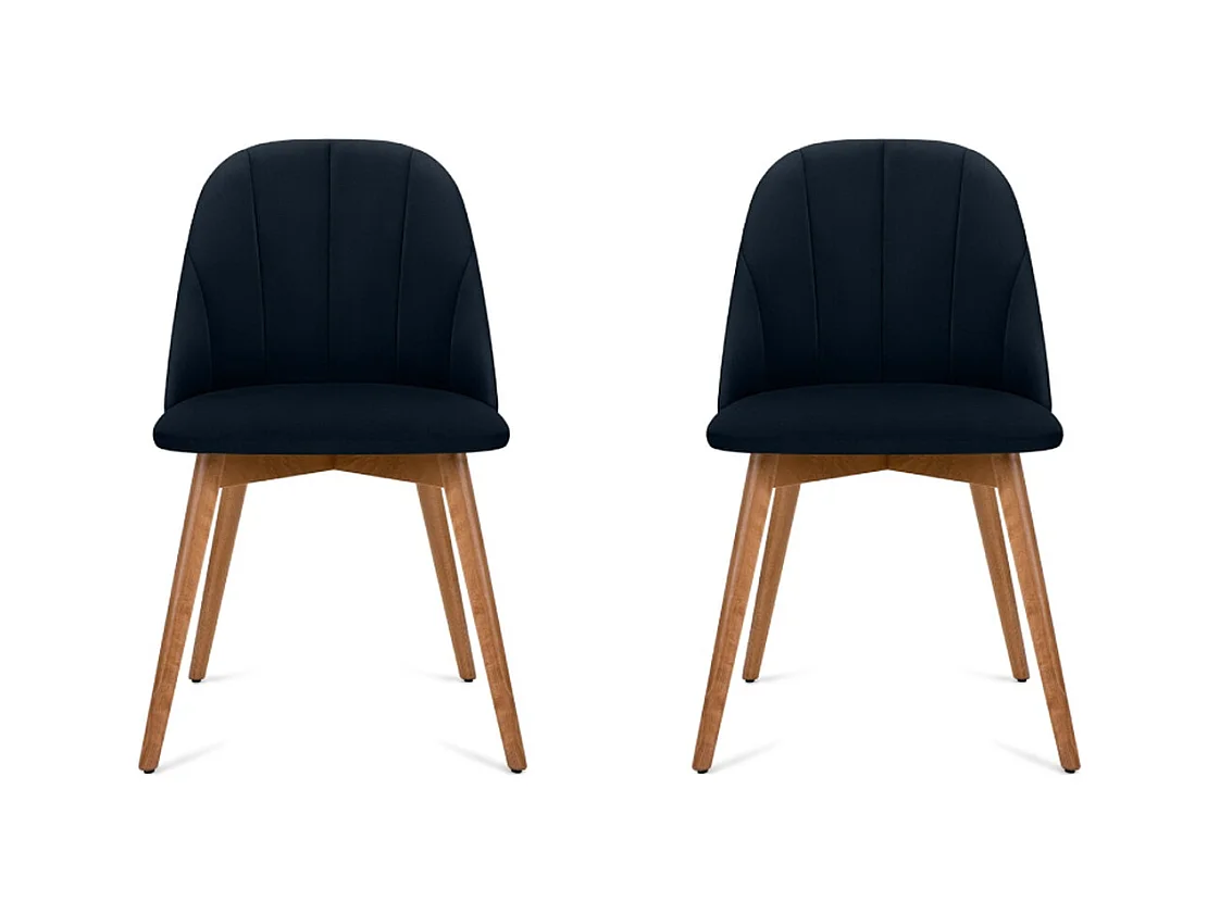 Chaises capitonnées BAKERI (lot de 2)