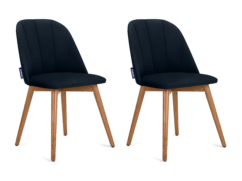 Chaises capitonnées BAKERI (lot de 2)