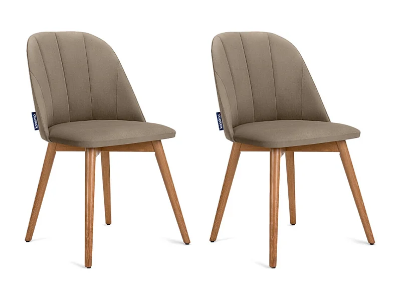 Chaises capitonnées BAKERI (lot de 2)