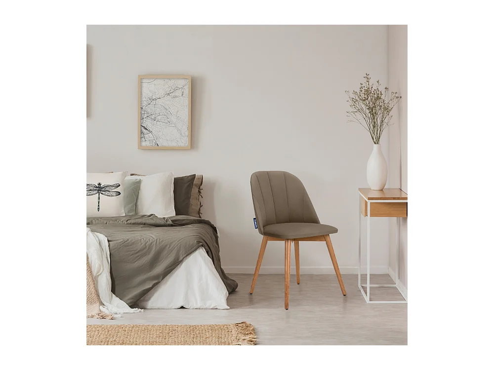 Chaises capitonnées BAKERI (lot de 2)