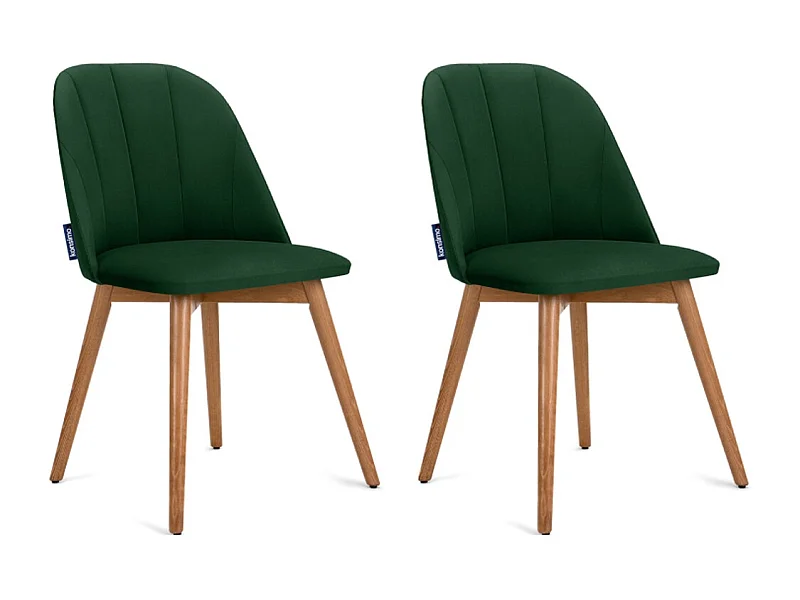 Chaises capitonnées BAKERI (lot de 2)