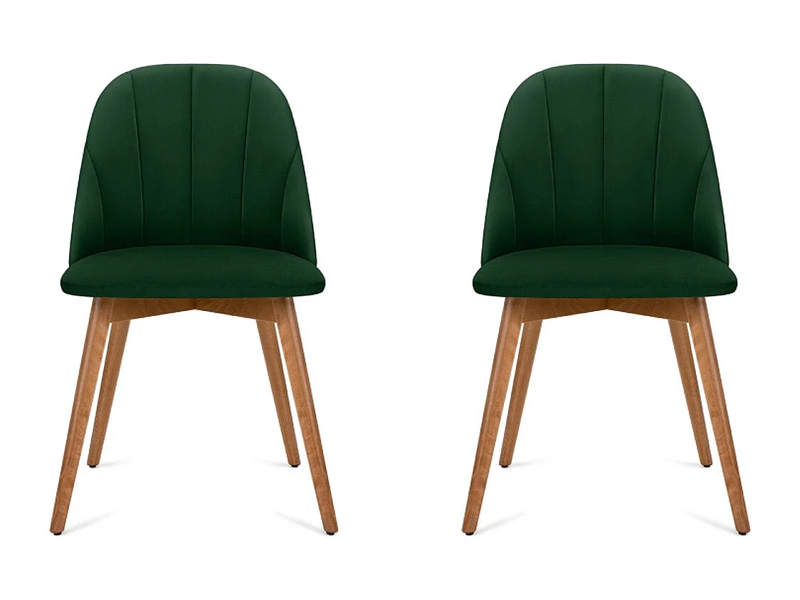 Chaises capitonnées BAKERI (lot de 2)