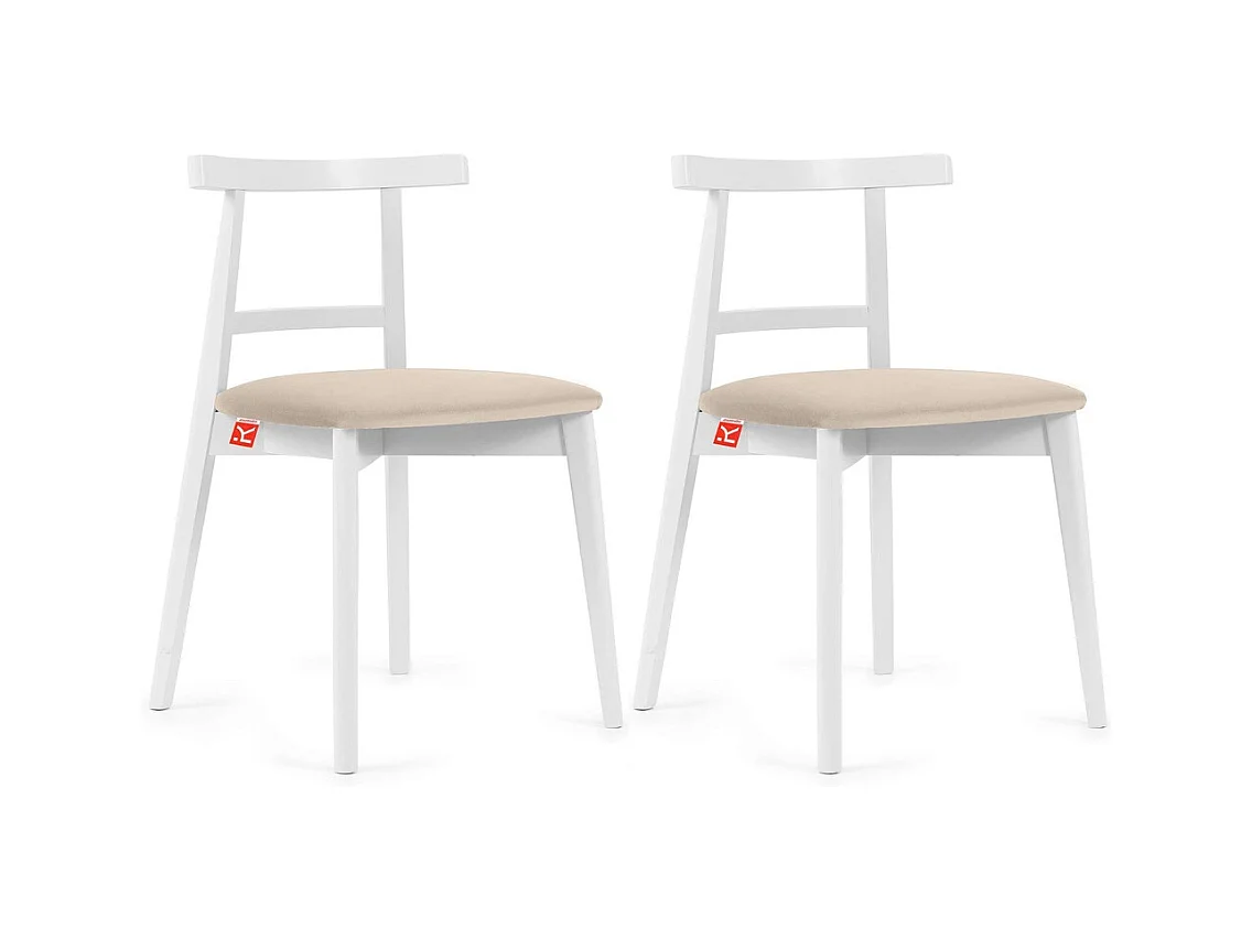 Chaises capitonnées VINIS (lot de 2)