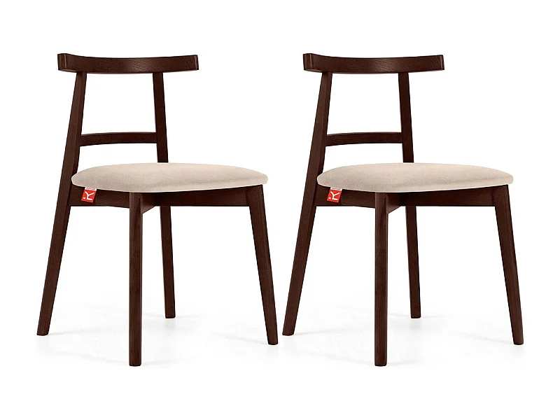 Chaises capitonnées VINIS (lot de 2)