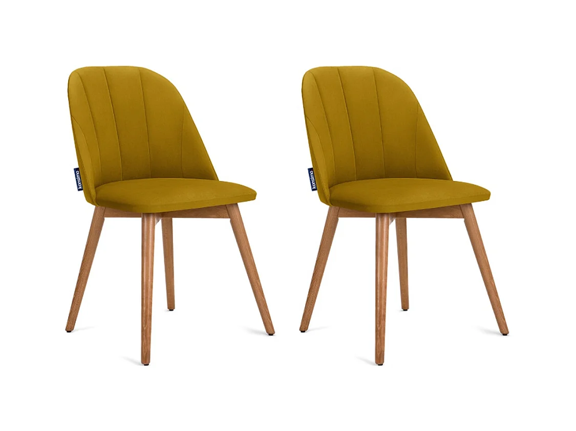 Chaises capitonnées BAKERI (lot de 2)