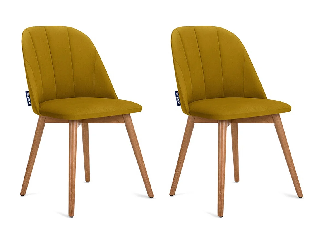 Chaises capitonnées BAKERI (lot de 2)