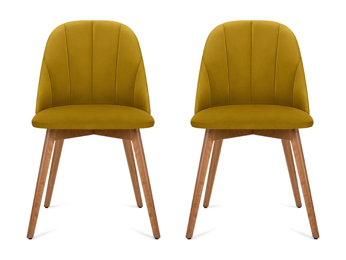 Chaises capitonnées BAKERI (lot de 2)