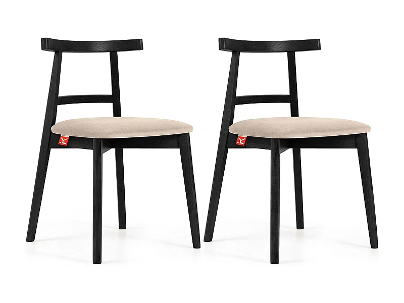 Chaises capitonnées VINIS (lot de 2)