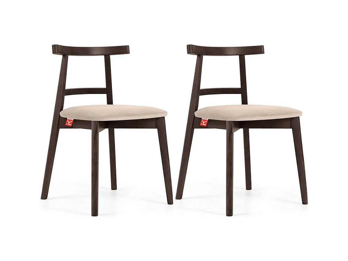 Chaises capitonnées VINIS (lot de 2)