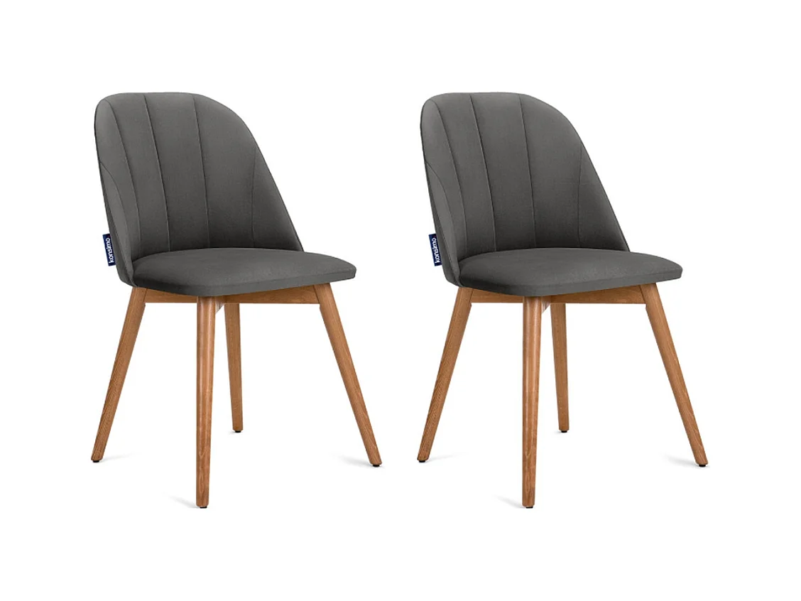 Chaises capitonnées BAKERI (lot de 2)