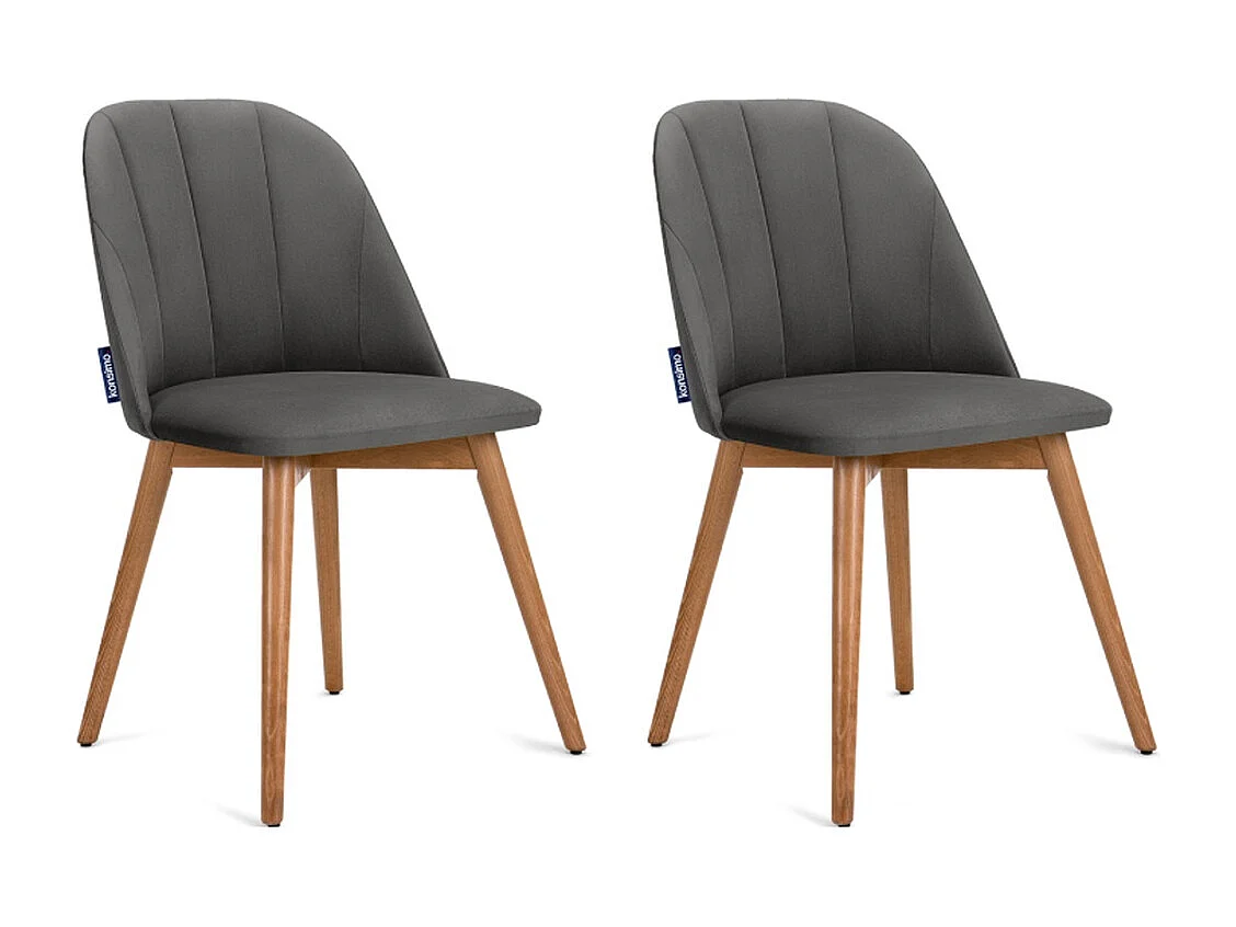 Chaises capitonnées BAKERI (lot de 2)