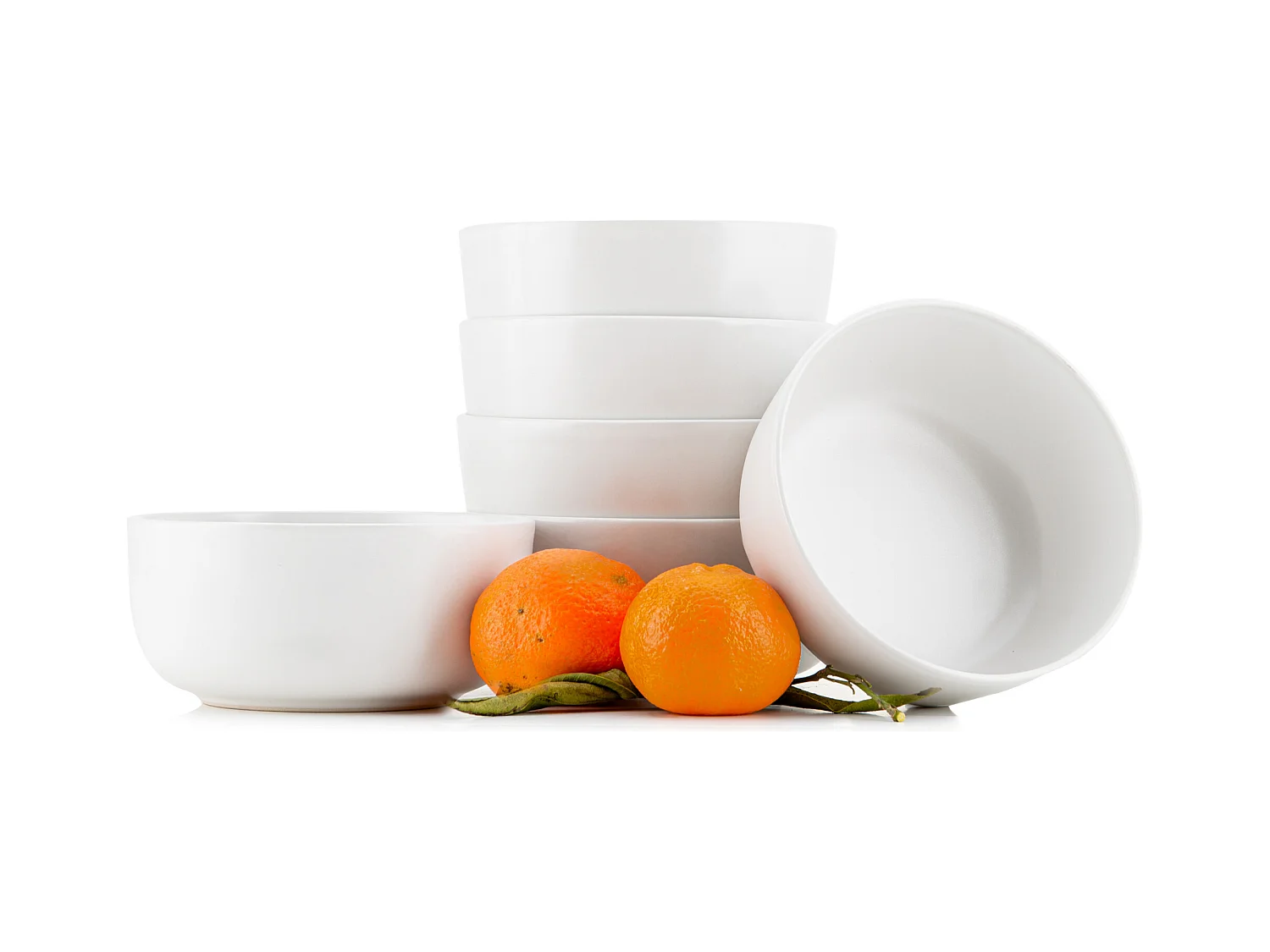 Set de bols 6 personnes 6 pièces - Blanc - VICTO