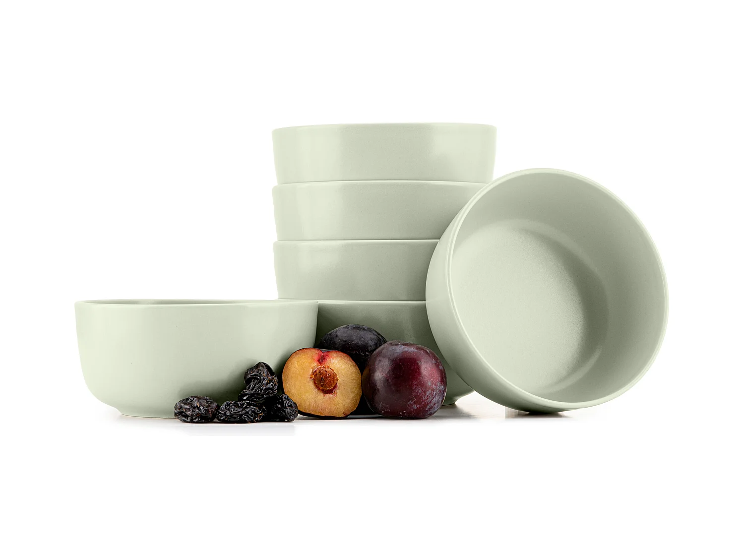 Set de bols 6 personnes 6 pièces - Beige - VICTO