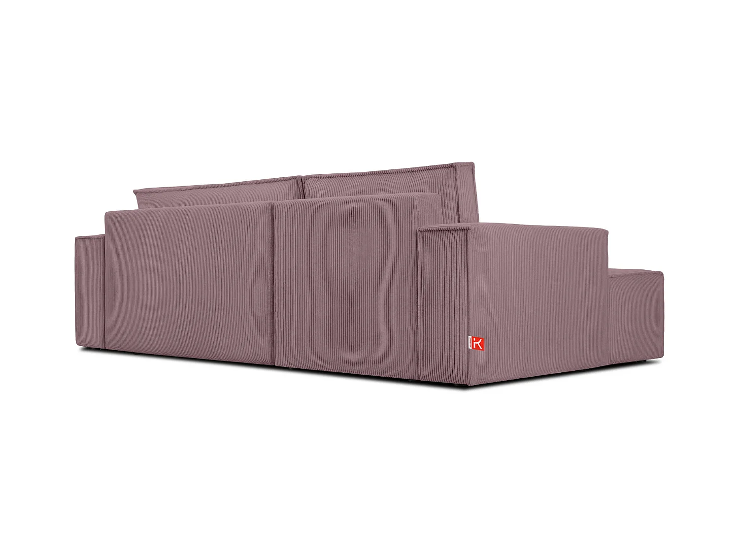 Canapé d'angle - gauche - avec fonction couchage - avec coffre de rangement - Modern - Violet - NAPI