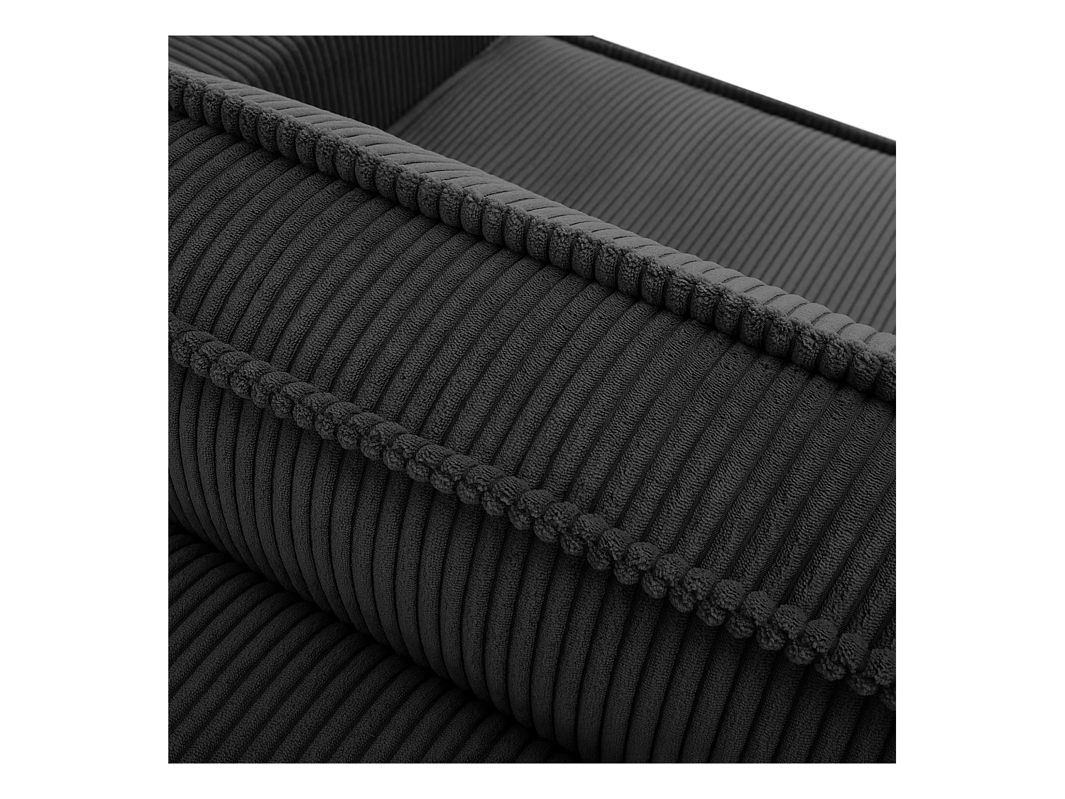 Canapé 3 places convertible - avec fonction couchage - avec coffre de rangement - Gris - NAPI