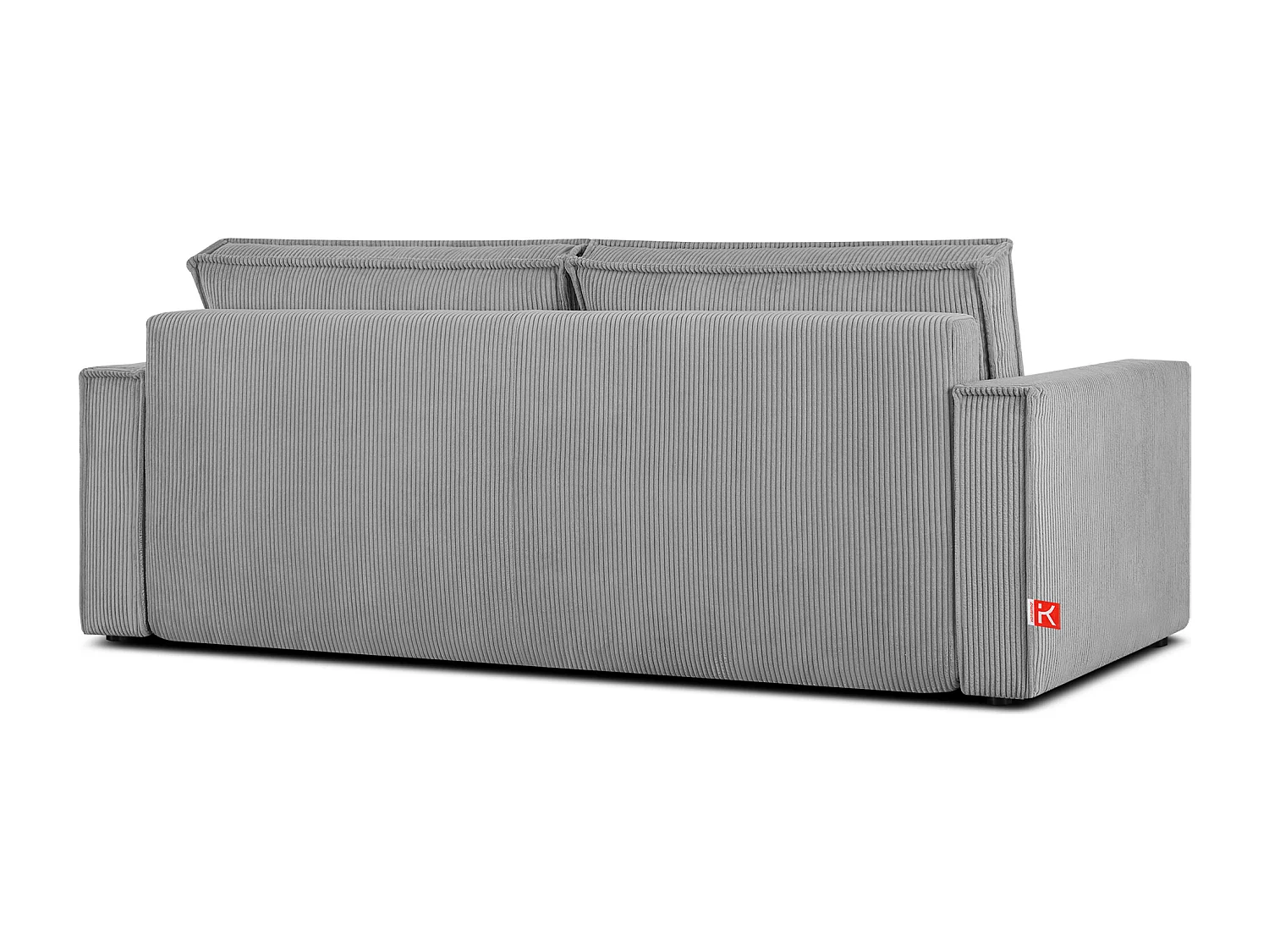 Canapé 3 places convertible - avec fonction couchage - avec coffre de rangement - Gris - NAPI