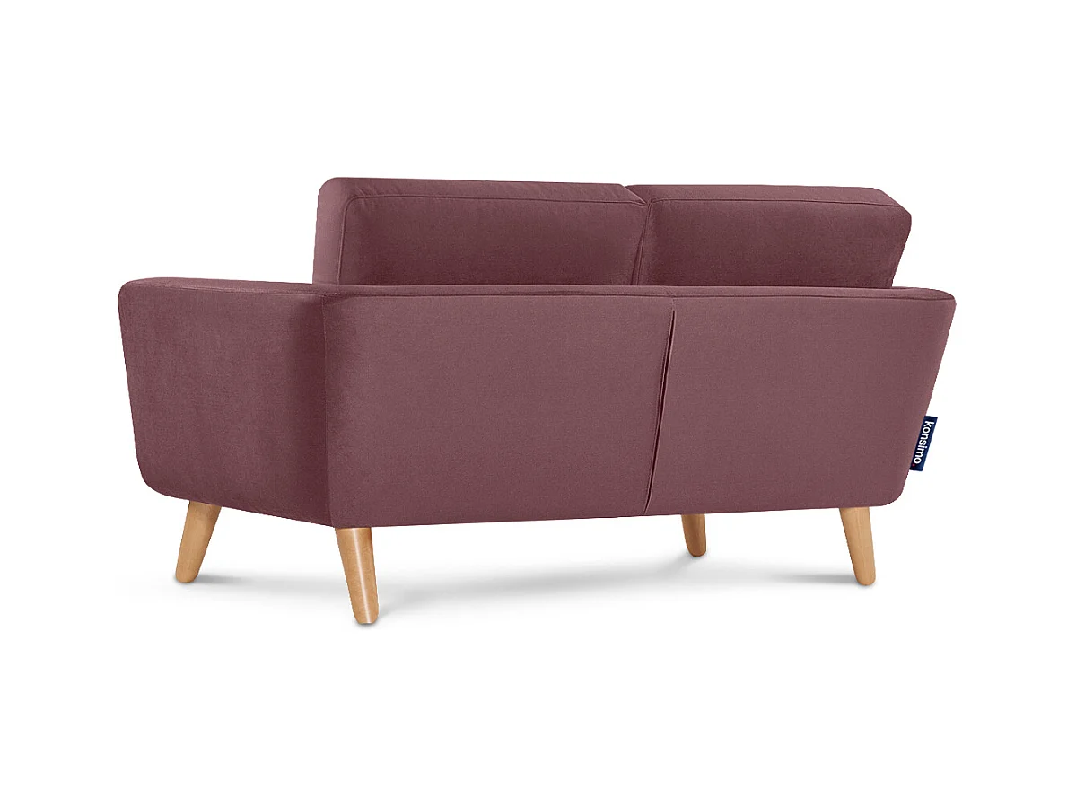 Canapé avec accoudoirs - Rose - TAGIO