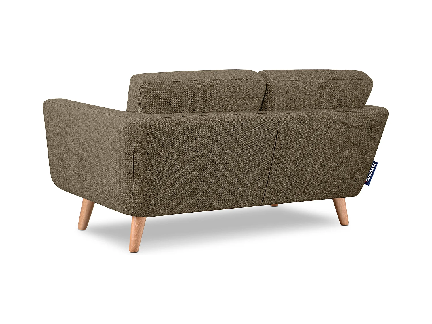 Canapé 2 places - Marron café - TAGIO