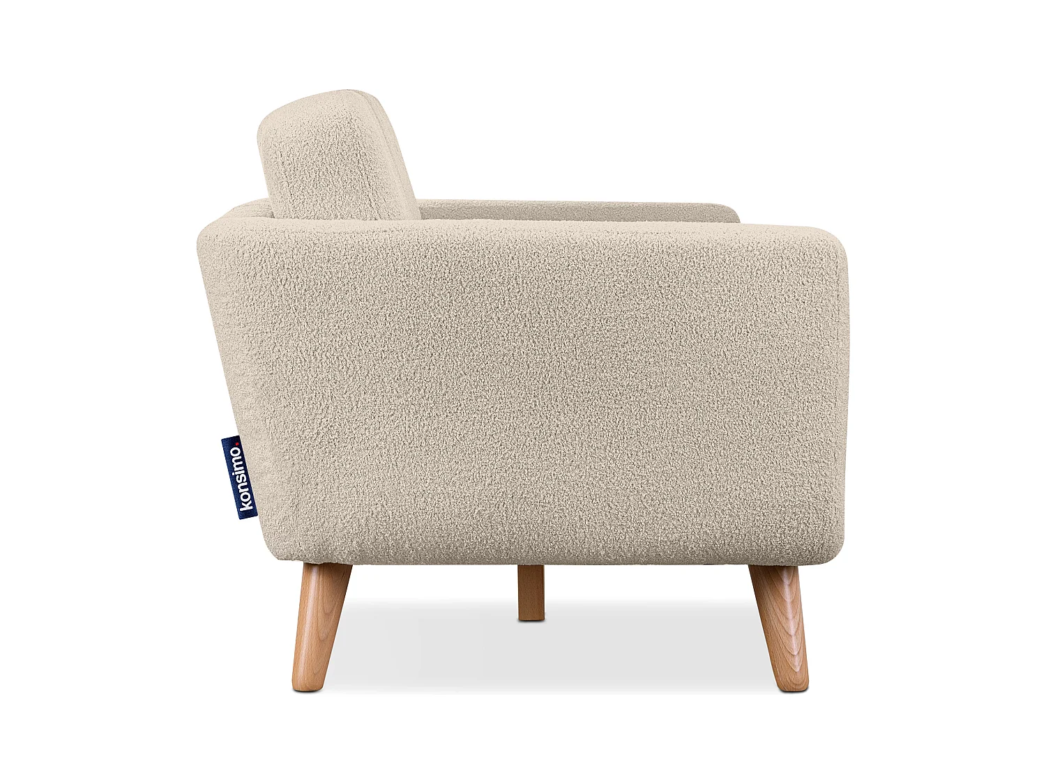 Canapé scandinave 3 places - Crème - TAGIO