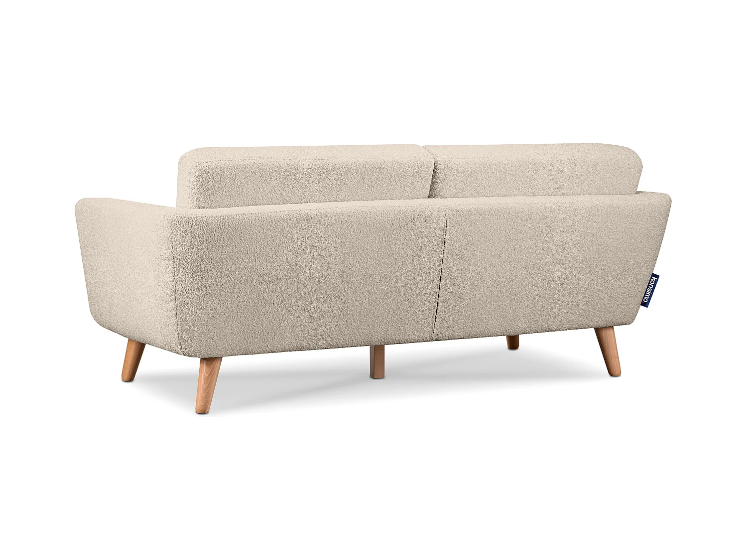 Canapé scandinave 3 places - Crème - TAGIO