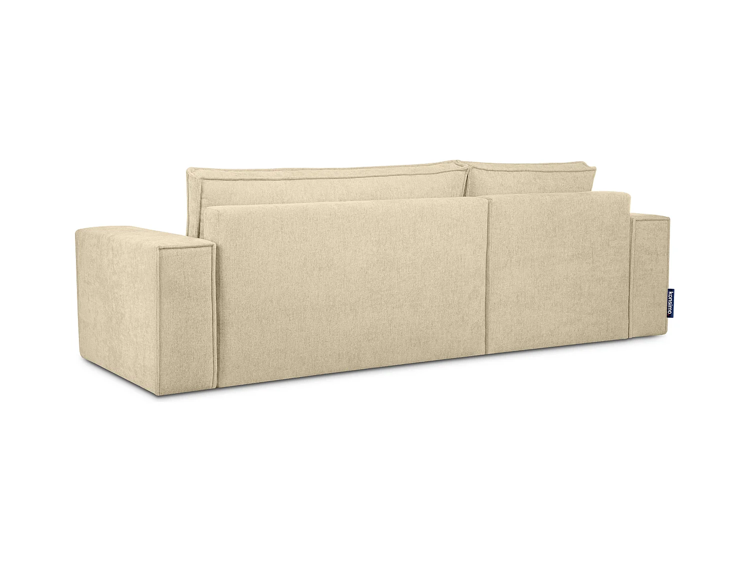 Canapé d'angle universel - gauche / droit - avec fonction couchage - avec coffre de rangement - Creme - NAPI II