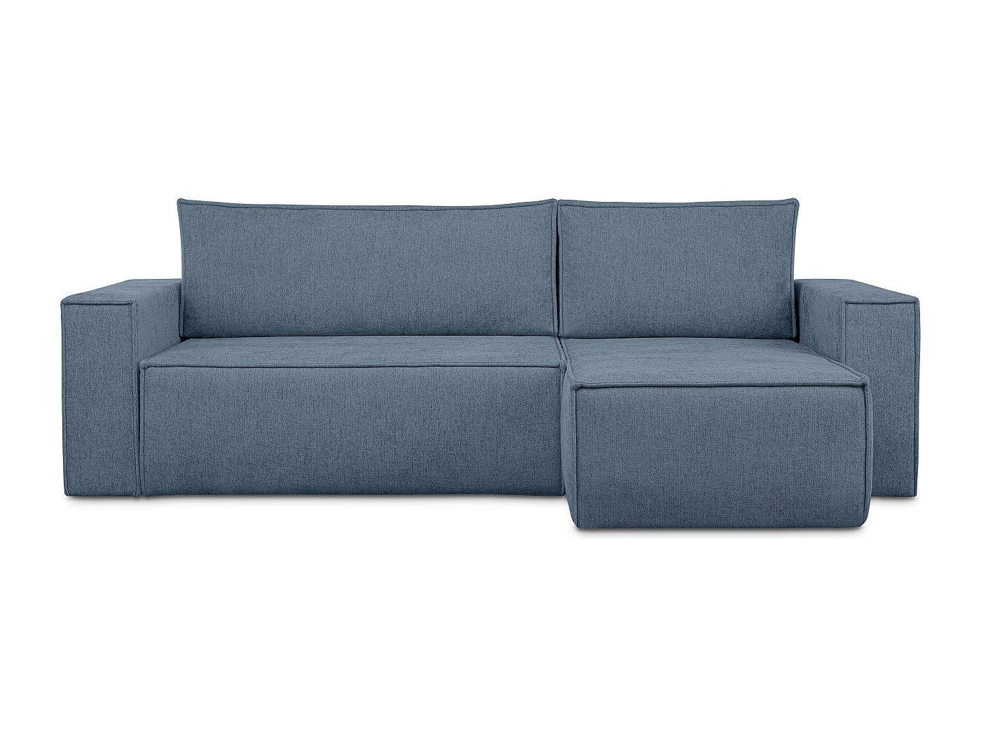 Robin Inspire Sydney Canapé D'angle Convertible Avec Coffre - 240x96 Cm - Gris, Fauteuil Assorti