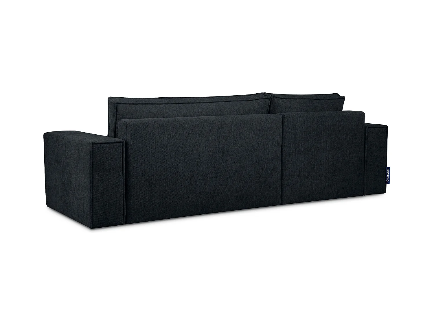 Canapé d'angle universel - gauche / droit - avec fonction couchage - avec coffre de rangement - Bleu - NAPI II