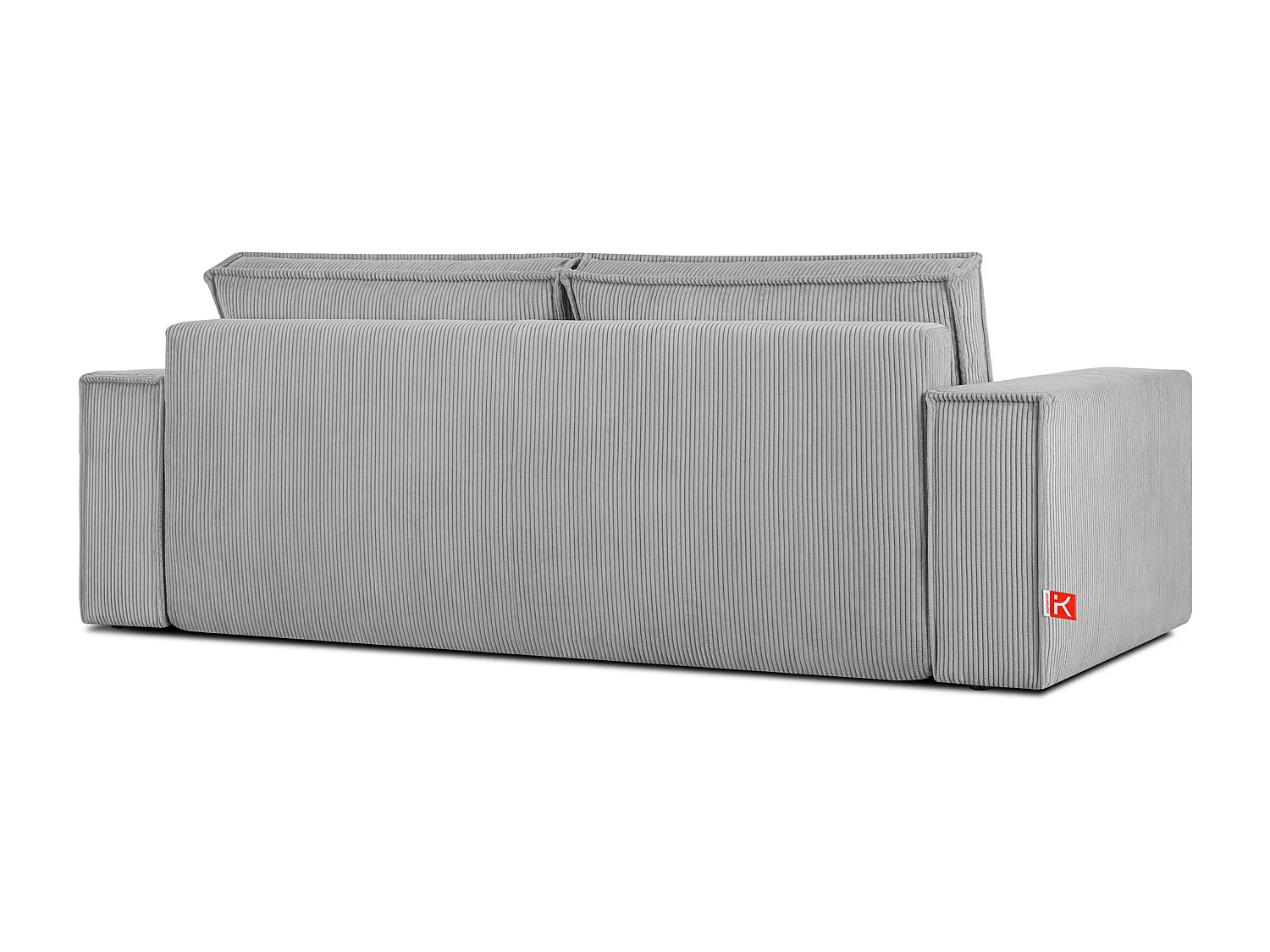 Canapé 3 places convertible - avec fonction couchage - avec coffre de rangement - Gris - NAPI