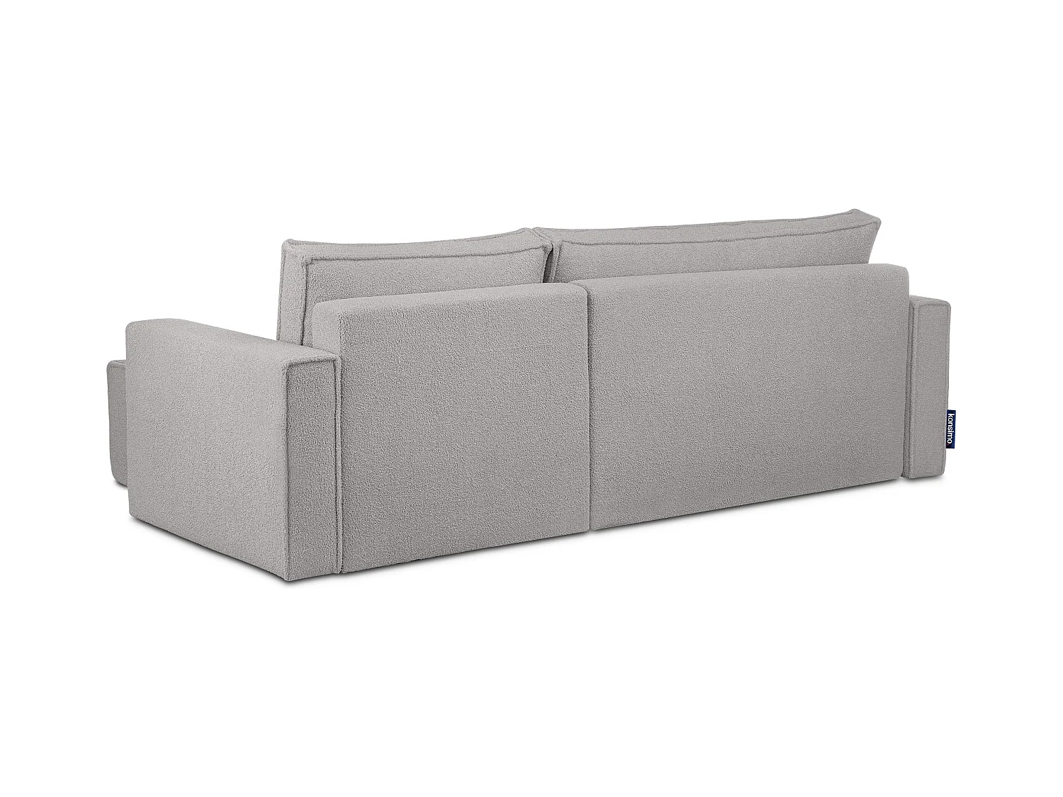 Canapé d'angle universel - gauche / droit - avec fonction couchage - avec coffre de rangement - Modern - Gris - NAPI II