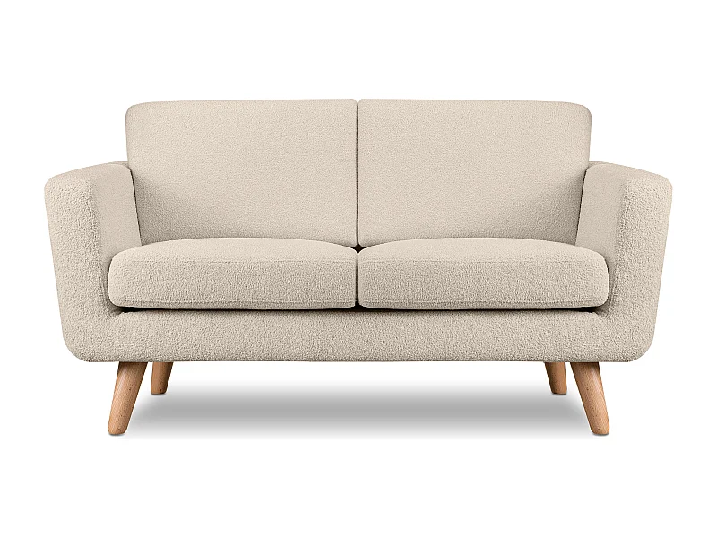 Canapé avec accoudoirs - Crème - TAGIO