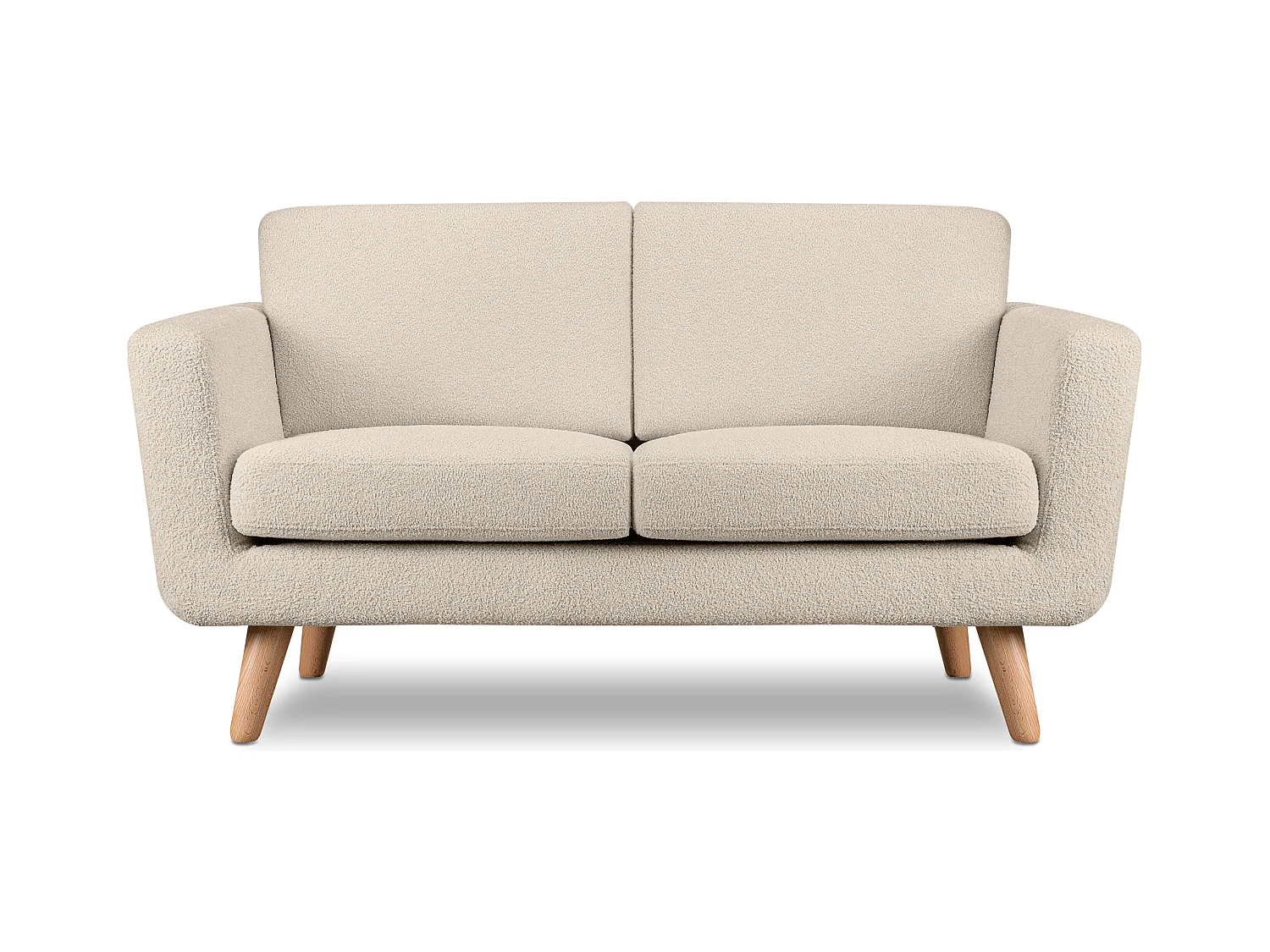 Canapé avec accoudoirs - Crème - TAGIO