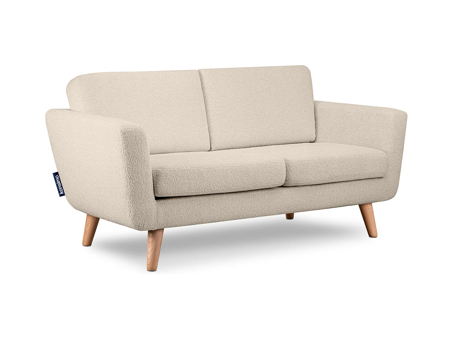 Canapé avec accoudoirs - Crème - TAGIO